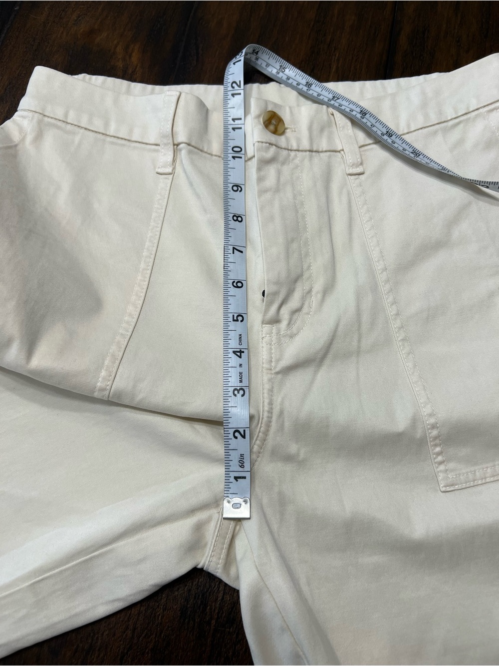 Vuori NWOT Anza Twill Structured Barrel Leg Pant VW4310 Natural Women’s Size Med - Picture 12 of 15